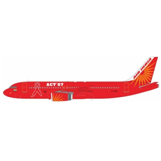 1/200 AIR INDIA A320 VT-EPK NEW GEAR SPECIAL SCHEME NEW GEAR WITH STAND