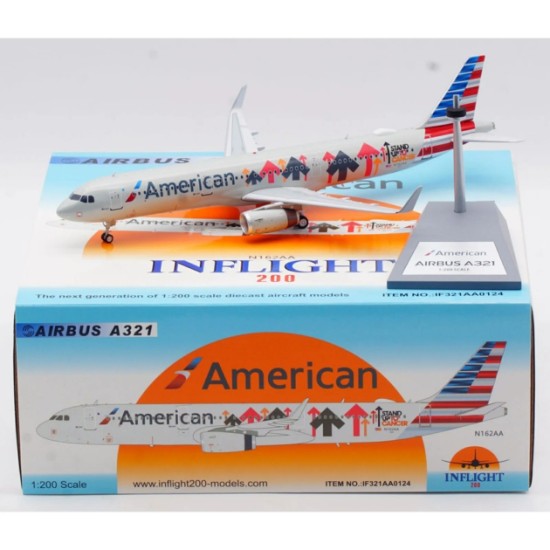 1/200 AMERICAN AIRLINES AIRBUS A321-231N162AA WITH STAND IF321AA0124