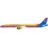 1/200 AIR JAMAICA AIRBUS A321-211 6Y-JME WITH STAND