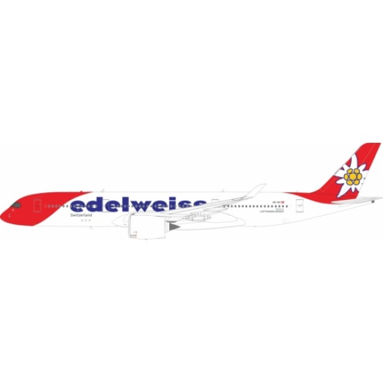 IF350WK1224 - 1/200 EDELWEISS AIR AIRBUS  A350-900  HB-IHC WITH STAND MAP