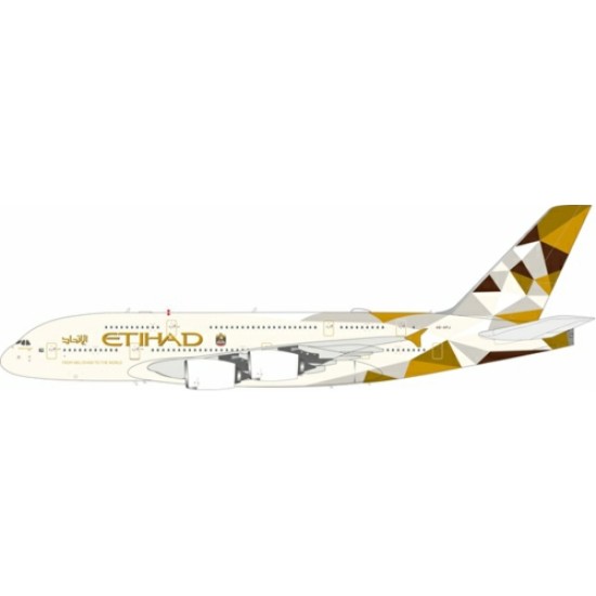 1/200 ETIHAD AIRWAYS AIRBUS A380-861 A6-APJ WITH STAND