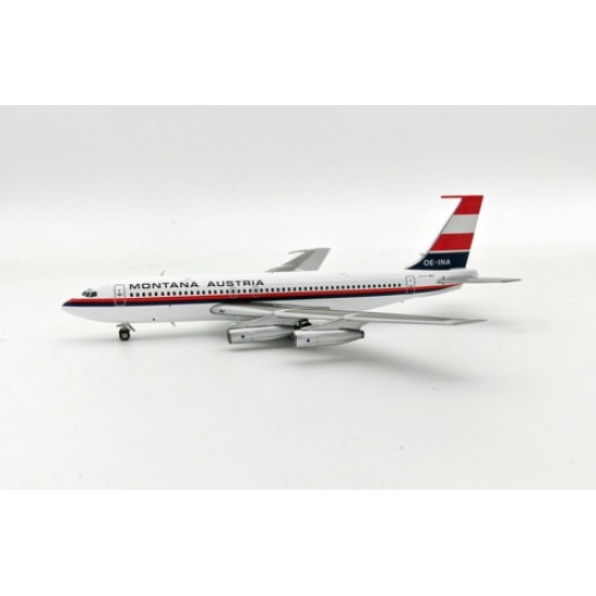 1/200 MONTANA AUSTRIA BOEING 707-138B OE-INA WITH STAND IF701MONT0122