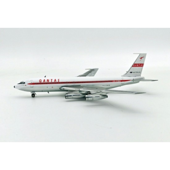 1/200 QANTAS BOEING 707-100 VH-EBH POLISHED WITH STAND IF701QF120P