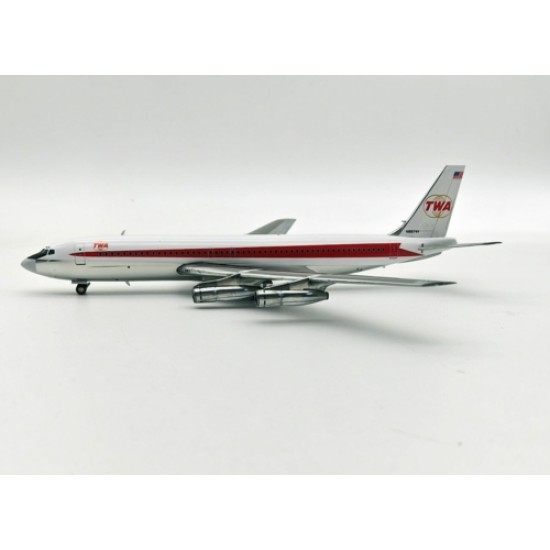 1/200 TRANS WORLD AIRLINES TWA BOEING 707-131B N86741 POLISHED IF701TW0823P