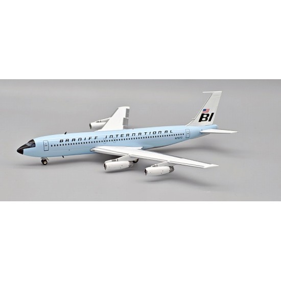 1/200 BOEING 707-227 SUPER JET N7072 - LIGHT SKY BLUE WITH STAND