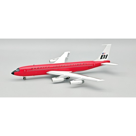 1/200 BOEING 707-227 SUPER JET N7075 - RED WITH STAND