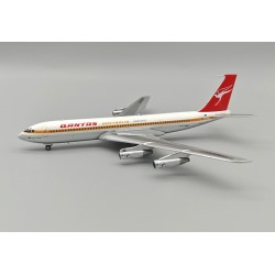 1/200 QANTAS BOEING 707-338C VH-EAG LAST FLIGHT QANTAS POLISHED WITH STAND 1/200 QANTAS BOEING 707-338C VH-EAG LAST FLIGHT QANTAS POLISHED WITH STAND