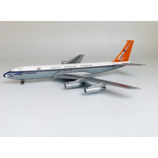 1/200 SOUTH AFRICAN AIRWAYS BOEING 707-300 ZS-DYL POLISHED W