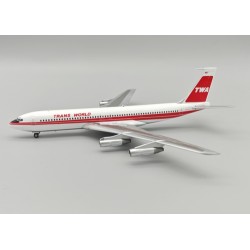 1/200 TRANS WORLD AIRLINES - TWA BOEING 707-331B N18710 WITH STAND