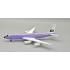 IF720BN0525 - 1/200 BOEING 720-027 SUPER JET BRANIFF 720 N7076 - LAVENDER PERIWINKLE BLUE WITH STAND