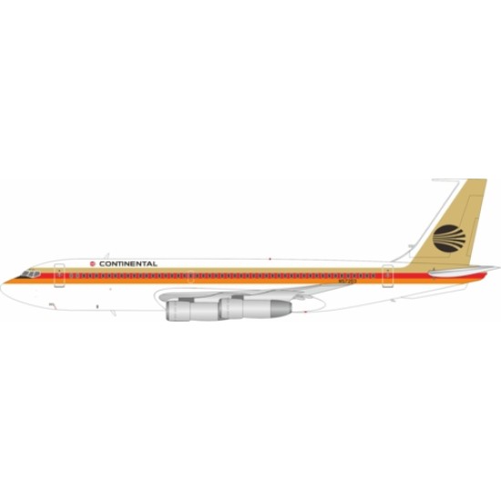 1/200 CONTINENTAL AIRLINES BOEING 720-024B N57203 WITH STAND