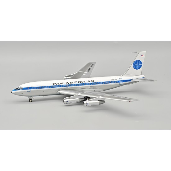 1/200 PAN AM BOEING 720-023B N782PA POLISHED WITH STAND