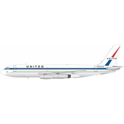 1/200 UNITED AIRLINES BOEING 720-022 N7227U POLISHED WITH STAND