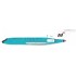 1/200 BRANIFF INTERNATIONAL 727-27C N7270 - TURQUOISE WITH STAND