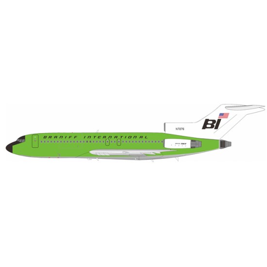 1/200 BRANIFF INTERNATIONAL 727-27C N7276 - LIGHT LIME GREEN WITH STAND 1/200 BRANIFF INTERNATIONAL 727-27C N7276 - LIGHT LIME GREEN WITH STAND