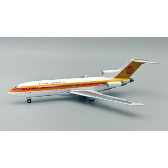1/200 CONTINENTAL RED 727-100 N40488 WITH STAND
