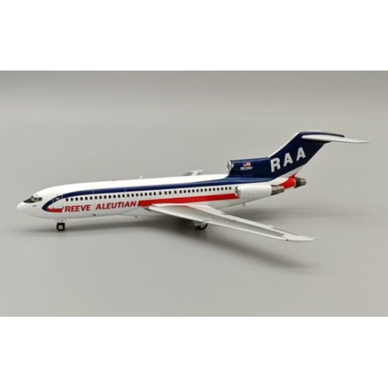 1/200 REEVE ALEUTIAN AIRWAYS BOEING 727-22C N831RV WITH STAND