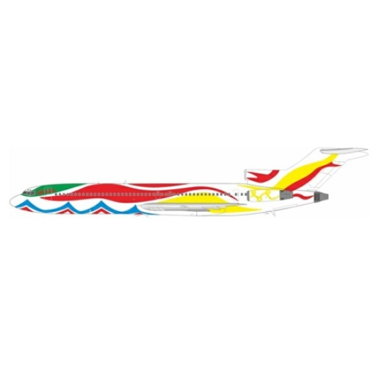 1/200 BRANIFF BOEING 727-291 CALDER MEXICO LIVERY N407BN WITH STAND