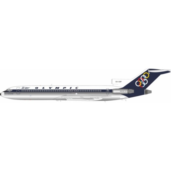 1/200 OLYMPIC BOEING 727-284 SX-CBF POLISHED WITH STAND