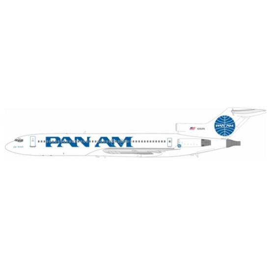 1/200 PAN AMERICAN AIRWAYS - PAN AM BOEING 727-2J0/ADV N364PA WITH STAND 1/200 PAN AMERICAN AIRWAYS - PAN AM BOEING 727-2J0/ADV N364PA WITH STAND