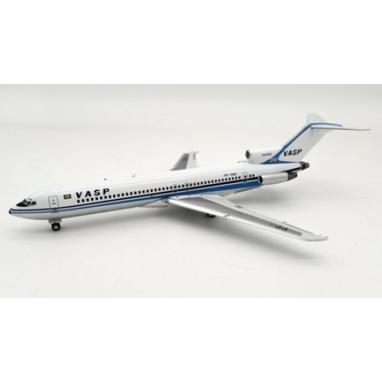 D 1/200 VASP BOEING 727-200 PP-SNH WITH STAND AND POLISHED