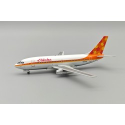1/200 ALOHA AIRLINES 737-200 N823AL POLISHED WITH STAND
