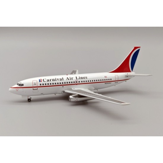 1/200 CARNIVAL AIR LINES BOEING 737-201 N202AU WITH STAND