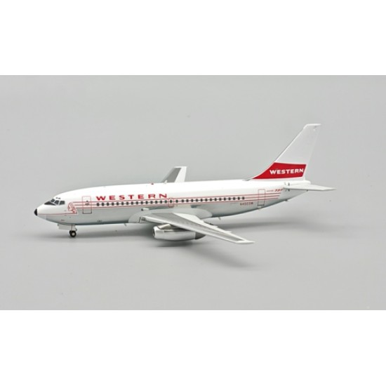 1/200 WESTERN AIRLINES BOEING 737-247 N4503W POLISHED WITH STAND 1/200 WESTERN AIRLINES BOEING 737-247 N4503W POLISHED WITH STAND