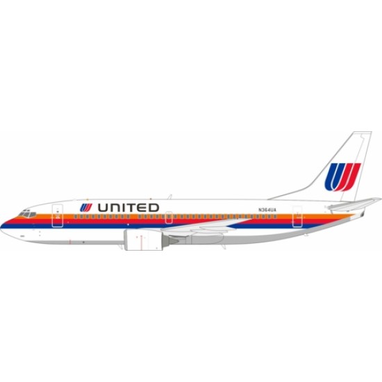 1/200 UNITED AIRLINES BOEING 737-322 N364UA WITH STAND IF733UN0624 1/200 UNITED AIRLINES BOEING 737-322 N364UA WITH STAND IF733UN0624