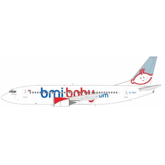 1/200 BMIBABY BOEING 737-3Q8 G-TOYI WITH STAND 1/200 BMIBABY BOEING 737-3Q8 G-TOYI WITH STAND
