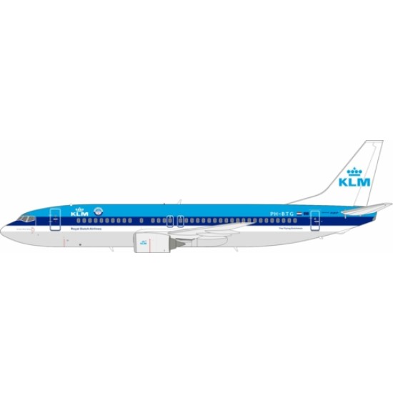 1/200 KLM ROYAL DUTCH AIRLINES BOEING 737-406 PH-BTG WITH STAND IF734KL0824 1/200 KLM ROYAL DUTCH AIRLINES BOEING 737-406 PH-BTG WITH STAND IF734KL0824
