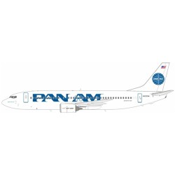 1/200 PAN AMERICAN AIRWAYS - PAN AM BOEING 737-4Q8 N403KW WITH STAND LTD 156 MODELS