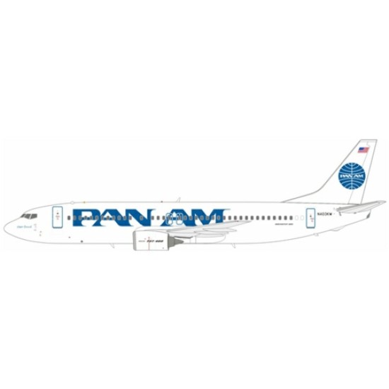 1/200 PAN AMERICAN AIRWAYS - PAN AM BOEING 737-4Q8 N403KW WITH STAND LTD 156 MODELS 1/200 PAN AMERICAN AIRWAYS - PAN AM BOEING 737-4Q8 N403KW WITH STAND LTD 156 MODELS