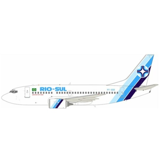 1/200 RIO-SUL BOEING 737-5Q8 PT-SSE WITH STAND