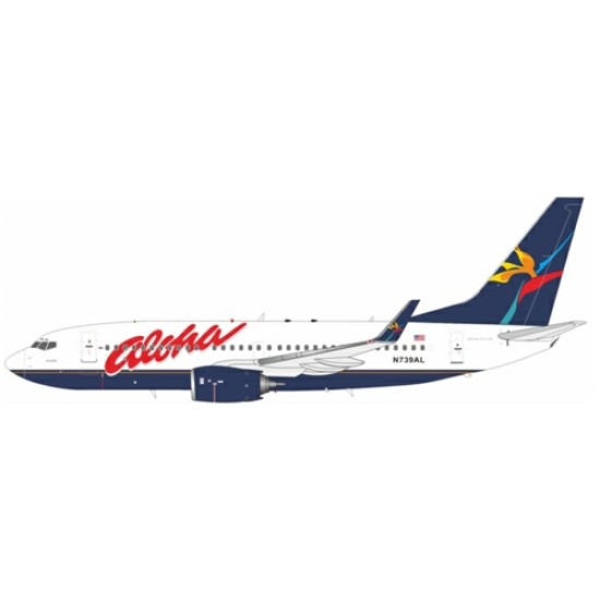 1/200 ALOHA AIRLINES BOEING 737-73A N739AL WITH STAND