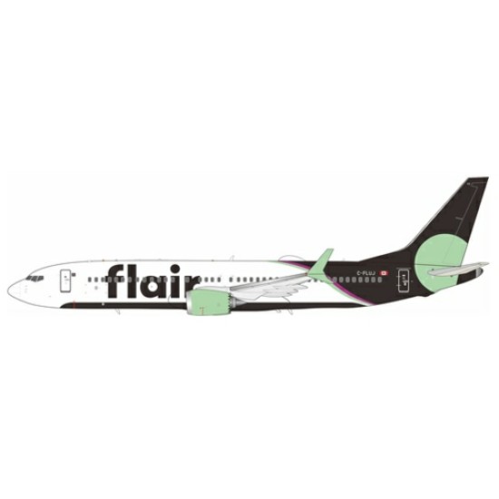 1/200 FLAIR AIRLINES BOEING 737-8 MAX C-FLUJ WITH STAND