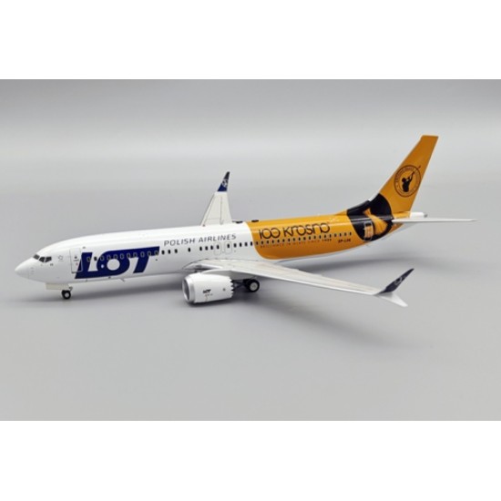 1/200 LOT - POLISH AIRLINES/POLSKIE LINIE LOTNICZE BOEING 737-8 MAX SP-LVK WITH STAND