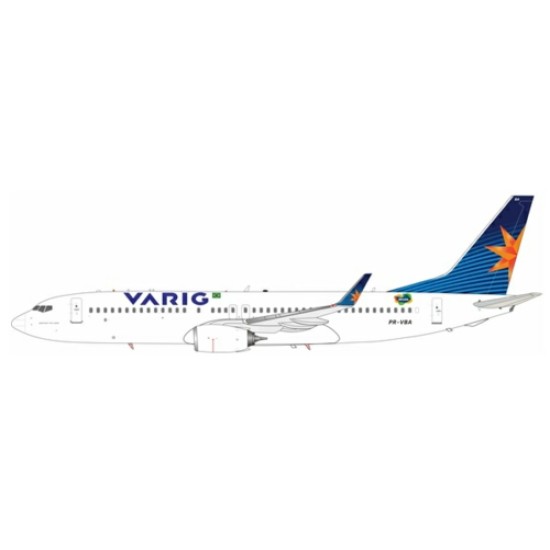 1/200 VARIG BOEING 737-8AS PR-VBA WITH STAND