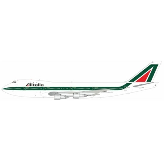 1/200 ALITALIA BOEING 747-243B I-DEMU WITH STAND