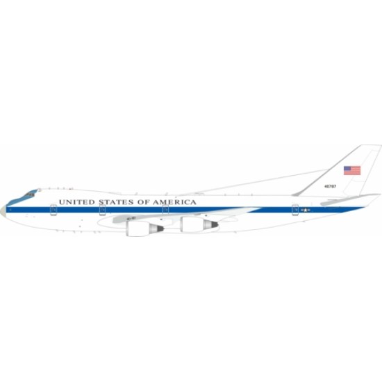 1/200 USA - AIR FORCE BOEING E-4A (747-200B) 74-0787 WITH STAND