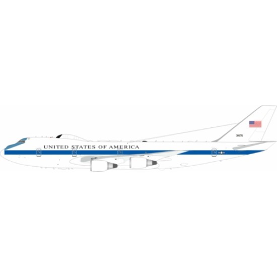 1/200 USA - AIR FORCE BOEING E-4B (747-200B) 73-1676 WITH STAND