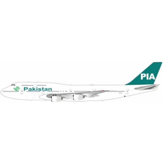 1/200 PAKISTAN INTERNATIONAL AIRLINES - PIA BOEING 747-367 AP-BFV WITH STAND