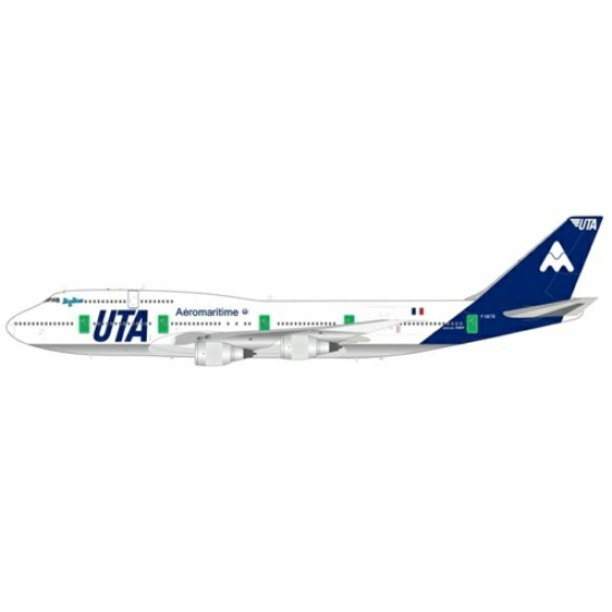 1/200 UTA - UNION DE TRANSPORTS AERIENS BOEING 747-3B3M F-GETB WITH STAND