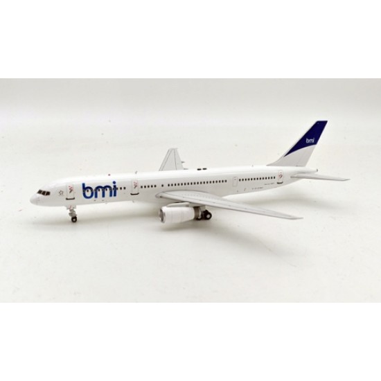 1/200 BMI BRITISH MIDLAND BOEING 757-28A G-STRY WITH STAND