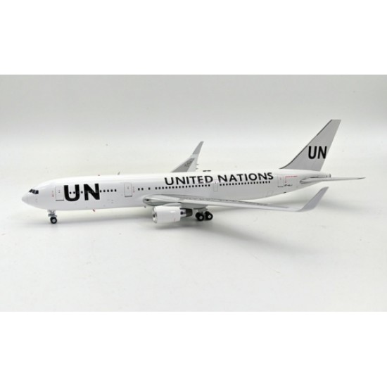 1/200 ET-ALJ UNITED NATIONS 767-300 WITH STAND IF763-UN-ALJ