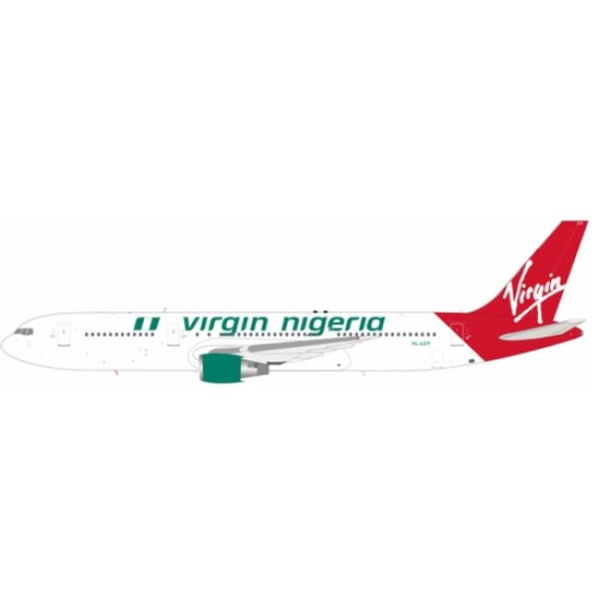 1/200 VIRGIN NIGERIA AIRWAYS BOEING 767-3Y0/ER YL-LCY WITH STAND