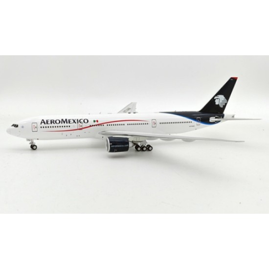 1/200 AEROMEXICO BOEING 777-2Q8/ER N745AM POLISHED WITH STAND IF772AM1023P