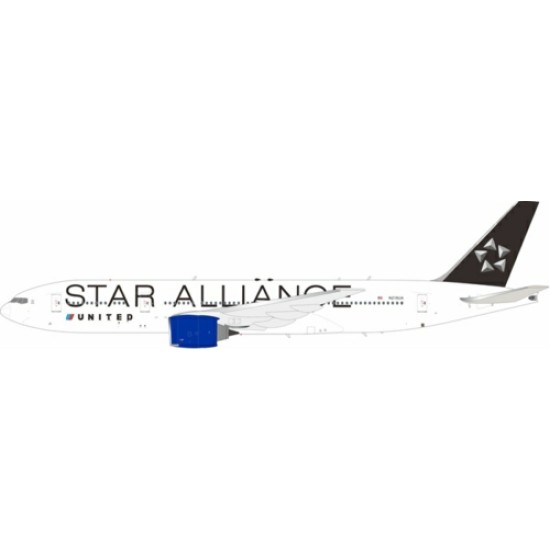 1/200 STAR ALLIANCE (UNITED AIRLINES) BOEING 777-222/ER N218UA LTD 84 MODELS