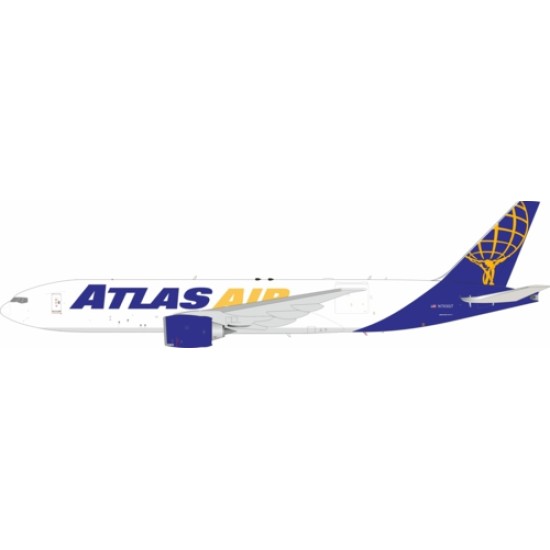 IF777F5Y1024 - 1/200 ATLAS AIR BOEING 777-F16  WITH STAND MAP