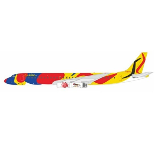 1/200 BRANIFF INTERNATIONAL AIRWAYS DC-8-62 CALDER N1805 WITH STAND